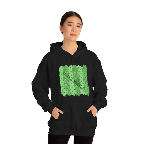 Vintage Green Glitter Dots - Piccolo - Hoodie