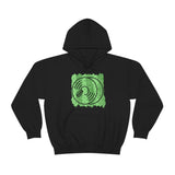 Vintage Green Glitter Dots - Cymbals - Hoodie