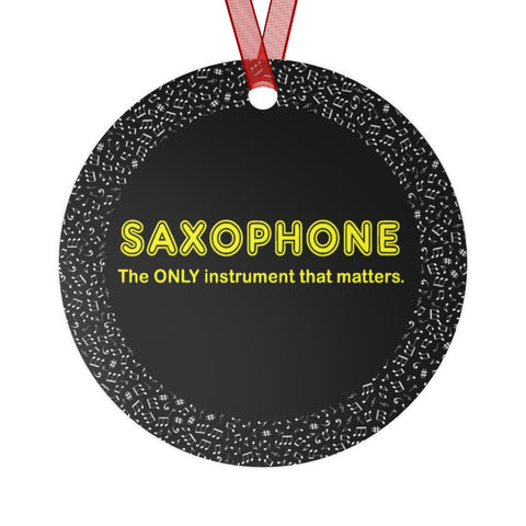 Saxophone - Only - Metal Ornament