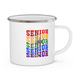 Senior Rainbow - Trumpet - Enamel Camping Mug