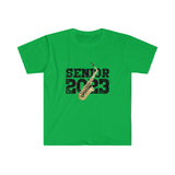 Senior 2023 - Black - Alto Sax - Unisex Softstyle T-Shirt