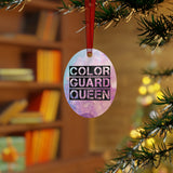 Color Guard Queen 8 - Metal Ornament