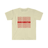 Band Director - Retro - Red - Unisex Softstyle T-Shirt