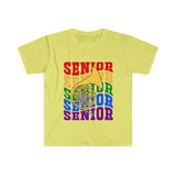 Senior Rainbow - French Horn - Unisex Softstyle T-Shirt