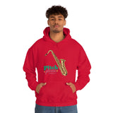 [Pitch Please] Tenor Saxophone - Unisex Heavy Blend™ Hooded Sweatshirt