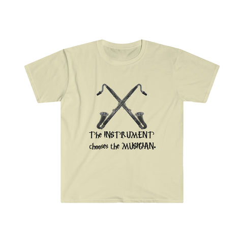 Instrument Chooses - Bass Clarinet - Unisex Softstyle T-Shirt
