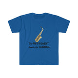 Instrument Chooses - Alto Sax - Unisex Softstyle T-Shirt