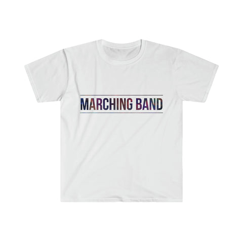 Marching Band - Dark Banner - Unisex Softstyle T-Shirt