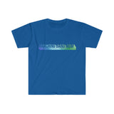 Marching Band Mom - Blue/Green - Unisex Softstyle T-Shirt