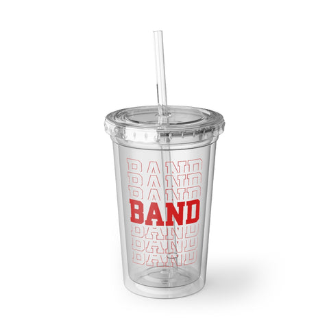 Band - Retro - Red - Suave Acrylic Cup