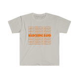 Marching Band - Retro - Orange - Unisex Softstyle T-Shirt