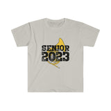 Senior 2023 - Black Lettering - French Horn - Unisex Softstyle T-Shirt