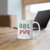 GRL PWR - Drumsticks - 11oz White Mug
