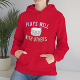 Plays Well With Others - Snare Drum - Hoodie