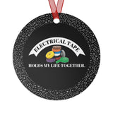 Color Guard - Electrical Tape - Metal Ornament
