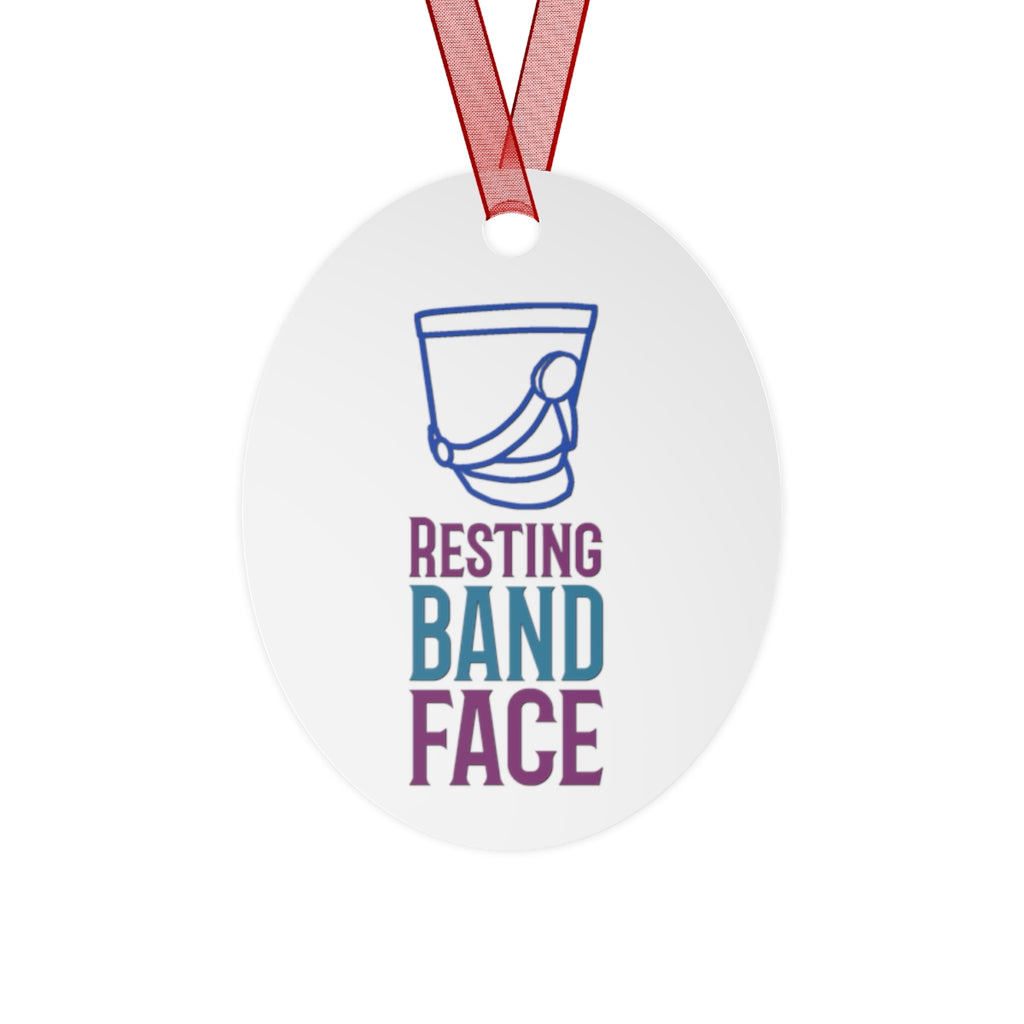 Marching Band - Resting Band Face - Metal Ornament