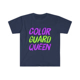 Color Guard Queen - Magenta/Green - Unisex Softstyle T-Shirt