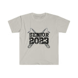 Senior 2023 - Black Lettering - Bass Clarinet - Unisex Softstyle T-Shirt