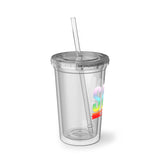 SPIN. Eat. Sleep. Repeat - Rainbow 2 - Color Guard - Suave Acrylic Cup