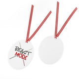 Beast Mode - Drumsticks - Metal Ornament