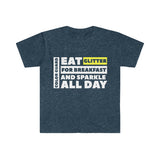 Color Guard - Eat Glitter And Sparkle All Day 3 - Unisex Softstyle T-Shirt