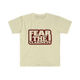 Fear The Clarinets - Maroon - Unisex Softstyle T-Shirt