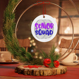 Senior Squad - Bass Drum - Metal Ornament