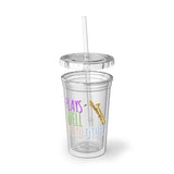 Plays Well With Others - Bari Sax - Suave Acrylic Cup