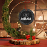 Band Mom - Hustle, Heart, Coffee - Metal Ornament