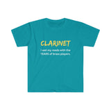 Clarinet - Tears - Unisex Softstyle T-Shirt