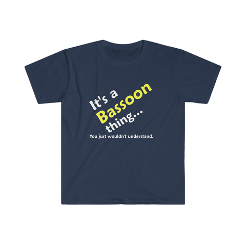 Bassoon Thing - Unisex Softstyle T-Shirt