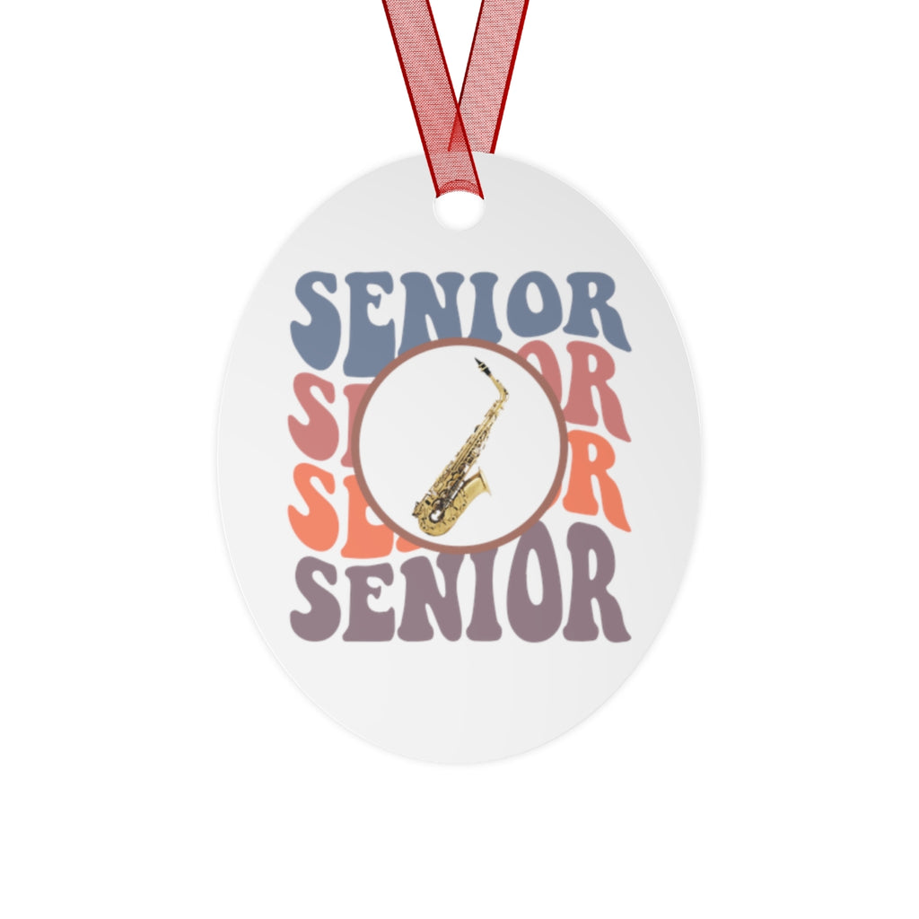 Senior Retro - Alto Sax - Metal Ornament
