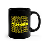 Color Guard - Retro - Yellow - 11oz Black Mug