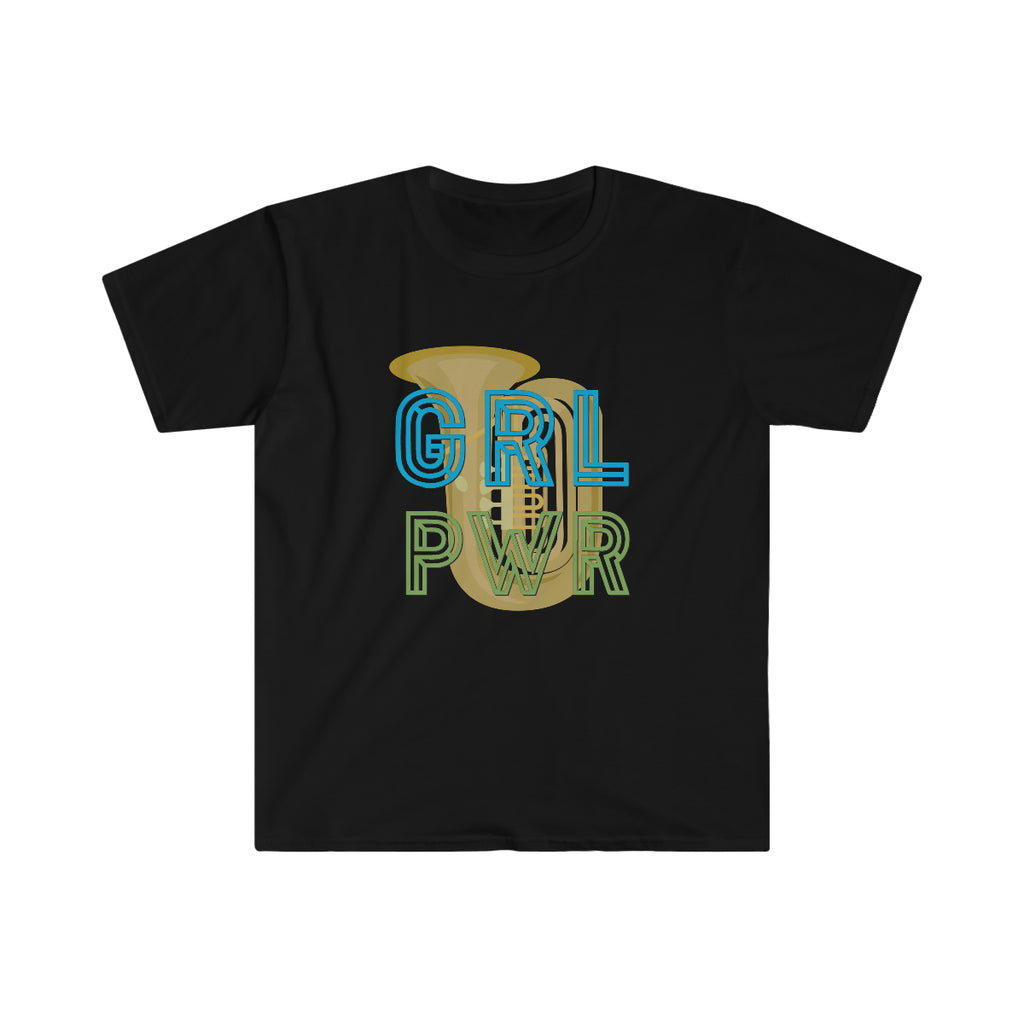 GRL PWR - Tuba - Unisex Softstyle T-Shirt