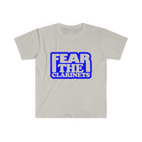Fear The Clarinets - Blue - Unisex Softstyle T-Shirt
