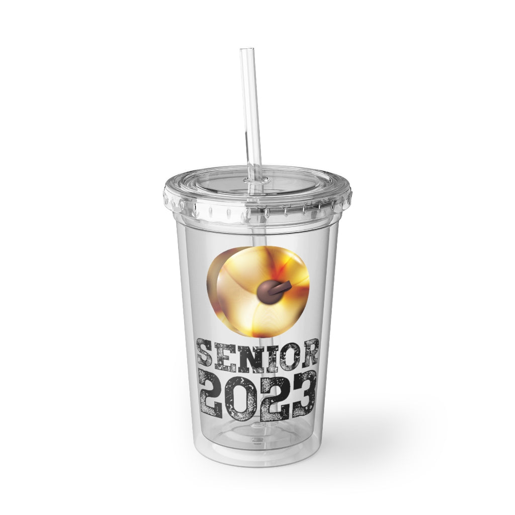 Senior 2023 - Black Lettering - Cymbals - Suave Acrylic Cup