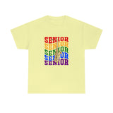 Senior Rainbow - Tenor Sax - Unisex Heavy Cotton Tee