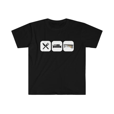Eat, Sleep, Play - Marimba - Unisex Softstyle T-Shirt