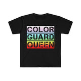 Color Guard  Queen - Rainbow - Unisex Softstyle T-Shirt