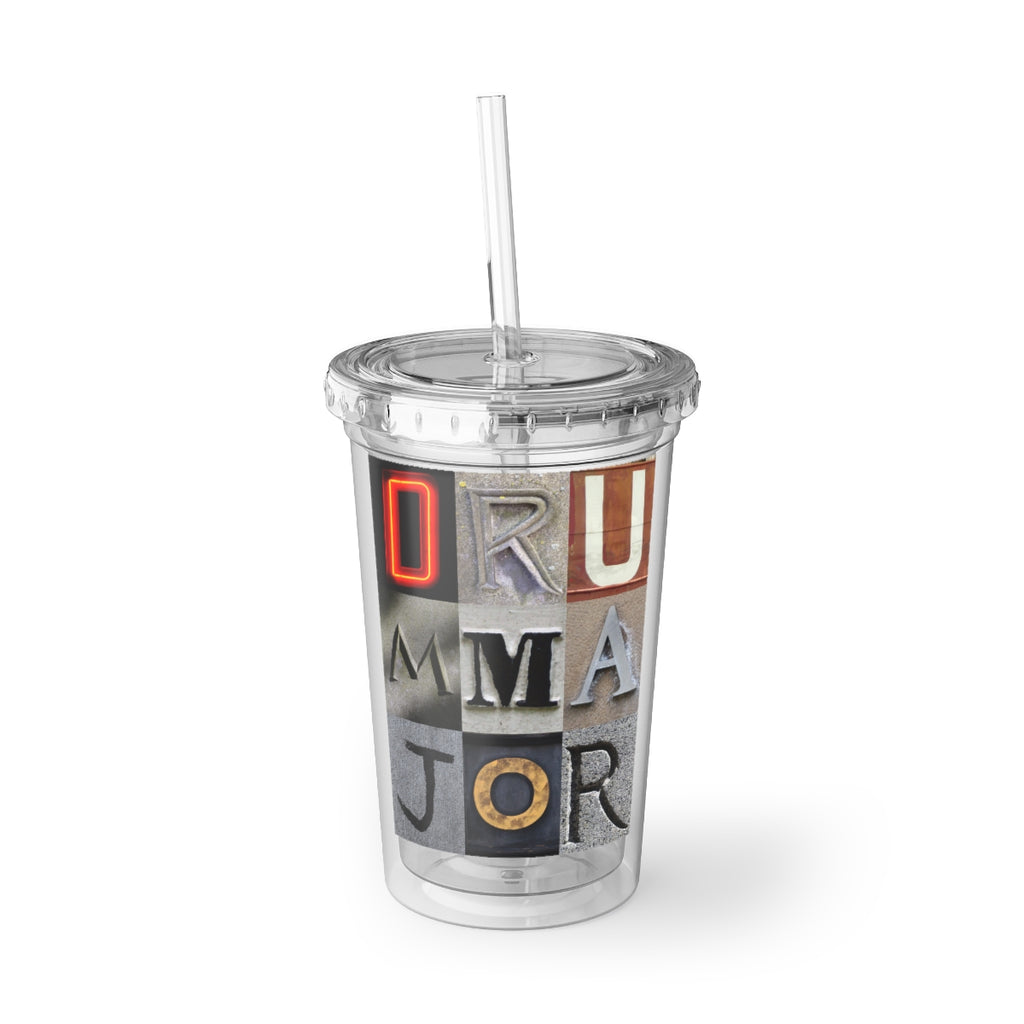 Drum Major - Artsy Alphabet - Suave Acrylic Cup