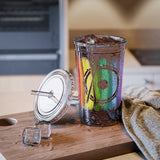Vintage Rainbow Paint - Snare Drum - Suave Acrylic Cup