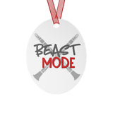 Beast Mode - Clarinet - Metal Ornament