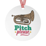 Pitch Please - Baritone - Metal Ornament