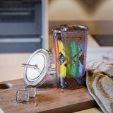 Vintage Rainbow Paint - Color Guard - Suave Acrylic Cup