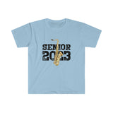 Senior 2023 - Black Lettering - Tenor Sax - Unisex Softstyle T-Shirt