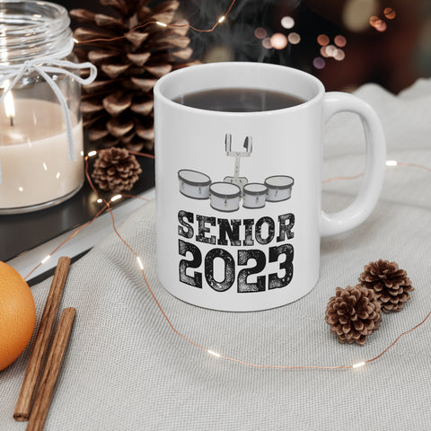 Senior 2023 - Black Lettering - Tenors/Quads - 11oz White Mug