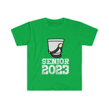 Senior 2023 - White Lettering - Shako - Unisex Softstyle T-Shirt