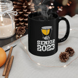 Senior 2023 - White Lettering - Timpani - 11oz Black Mug