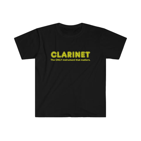 Clarinet - Only 2 - Unisex Softstyle T-Shirt