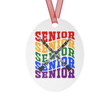 Senior Rainbow - Clarinet - Metal Ornament